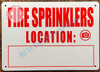 FIRE Sprinkler Location