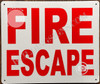 FIRE Escape Safety Sign FIRE Escape Safety Sign