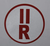 II-R Floor Truss Circular Fire Deparment Sign