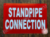Standpipe Connection   Fire Department Hotel Sign Standpipe Connection   Fire Department Hotel Sign
