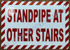 Standpipe at Other Stairs Sign Standpipe at Other Stairs Sign