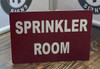Sprinkler Room Projection- Sprinkler Room 3D Fire Deparment Sign