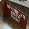 FIRE Sprinkler Riser Room Projection- FIRE Sprinkler Riser Room 3D Buildign Sign FIRE Sprinkler Riser Room Projection- FIRE Sprinkler Riser Room 3D Buildign Sign