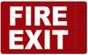 FIRE EXIT Projection-FIRE EXIT 3D Sign FIRE EXIT Projection-FIRE EXIT 3D Sign