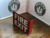 FIRE EXIT Projection-FIRE EXIT 3D Fire Deparment Sign FIRE EXIT Projection-FIRE EXIT 3D Fire Deparment Sign