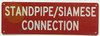 Standpipe/Siamese Connection Dob Sign