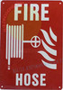 FIRE Hose with Symbol Fire Deparment Sign FIRE Hose with Symbol Fire Deparment Sign