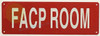 FACP Room Sign FACP Room Sign