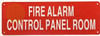 FIRE ALARM CONTROL PANEL Hotel Sign FIRE ALARM CONTROL PANEL Hotel Sign