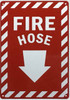 FIRE HOSE zebra line red Hotel Sign FIRE HOSE zebra line red Hotel Sign