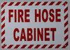 FIRE HOSE CABIENT Hotel Sign FIRE HOSE CABIENT Hotel Sign