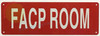 FACP ROOM Safety Sign FACP ROOM Safety Sign