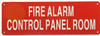 FIRE ALARM CONTROL PANEL ROOM Sign FIRE ALARM CONTROL PANEL ROOM Sign