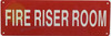 FIRE RISER ROOM FIRE RISER ROOM