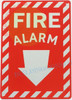 FIRE ALARM PANEL INSIDE  ZEBRA LINE Fire Deparment Sign