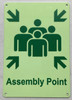 Photoluminescent ASSEMBLY POINT/GLOW IN THE DARK ASSEMBLY POINT Photoluminescent ASSEMBLY POINT/GLOW IN THE DARK ASSEMBLY POINT