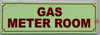 Photoluminescent GAS METER ROOM/GLOW IN THE DARK GAS METER ROOM Fire Deparment Sign Photoluminescent GAS METER ROOM/GLOW IN THE DARK GAS METER ROOM Fire Deparment Sign