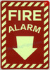 FIRE ALARM ARROW DOWN
