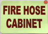FIRE HOSE CABINET Dob Sign
