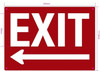 Exit left arrow Hotel Sign Exit left arrow Hotel Sign