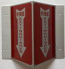 Corridor Fire extinguisher-Fire extinguisher Hallway Sign Corridor Fire extinguisher-Fire extinguisher Hallway Sign