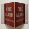 Corridor Fire alarm annunciator-Fire alarm annunciator Hallway Buildign Sign Corridor Fire alarm annunciator-Fire alarm annunciator Hallway Buildign Sign