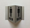 Corridor Men restroom-Men restroom Hallway Fire Deparment Sign Corridor Men restroom-Men restroom Hallway Fire Deparment Sign