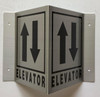 Corridor Elevator - Elevator Hallway Safety Sign Corridor Elevator - Elevator Hallway Safety Sign