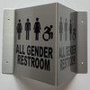 Corridor All gender restroom accessible-All gender restroom accessible Hallway Fire Deparment Sign Corridor All gender restroom accessible-All gender restroom accessible Hallway Fire Deparment Sign