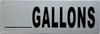 ___ Gallons Hotel Sign ___ Gallons Hotel Sign