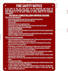 HPD NYC LOBBY FIRE SAFETY NOTICE NON FIRE PROOF BUILDING/FDNY LOOBY FIRE SAFETY NOTICE NON FIRE PROOF BUILDING Sign HPD NYC LOBBY FIRE SAFETY NOTICE NON FIRE PROOF BUILDING/FDNY LOOBY FIRE SAFETY NOTICE NON FIRE PROOF BUILDING Sign