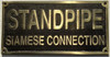 Cast Aluminum - cast bronze color/cast brass color Buildign Sign