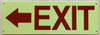 EXIT LEFT ARROW Buildign Sign