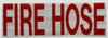 FIRE HOSE STICKER Safety Sign FIRE HOSE STICKER Safety Sign