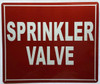 SPRINKLER VALVE Hotel Sign SPRINKLER VALVE Hotel Sign