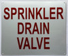 SPRINKLER DRAIN VALVE SPRINKLER DRAIN VALVE