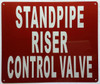 Standpipe riser control valve Standpipe riser control valve