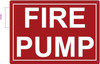 FIRE PUMP Safety Sign FIRE PUMP Safety Sign