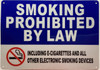 Smoking Prohibited by Law Including e-Cigarettes and All Other Electronic Smoking Devices   Sign Smoking Prohibited by Law Including e-Cigarettes and All Other Electronic Smoking Devices   Sign