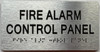 FIRE ALARM CONTROL PANEL with Raised letters/Image & Grade 2 Braille - Includes Red Adhesive pad for Easy Installation FIRE ALARM CONTROL PANEL with Raised letters/Image & Grade 2 Braille - Includes Red Adhesive pad for Easy Installation