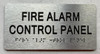 FIRE ALARM CONTROL PANEL with Raised letters/Image & Grade 2 Braille - Includes Red Adhesive pad for Easy Installation Safety Sign FIRE ALARM CONTROL PANEL with Raised letters/Image & Grade 2 Braille - Includes Red Adhesive pad for Easy Installation Safety Sign
