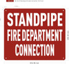 Standpipe fire department connection Sign Standpipe fire department connection Sign