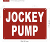 Jockey pump Sign Jockey pump Sign