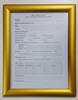 LOBBY FIRE SAFETY PLAN FRAME  GOLD Safety Sign LOBBY FIRE SAFETY PLAN FRAME  GOLD Safety Sign