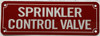 SPRINKLER CONTROL VALVE Safety Sign
