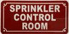 Sprinkler control room