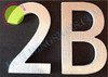 Apartment Number 2B - Hotel Sign Apartment Number 2B - Hotel Sign