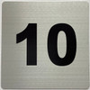 Apartment number 10 Sign