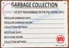 GARBAGE COLLECTION  WHITE