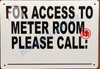 For Access to Meter Room Please Call_ For Access to Meter Room Please Call_